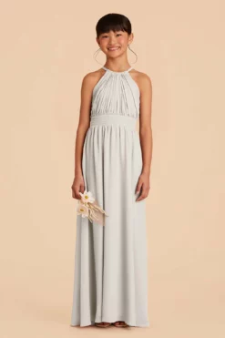 Sienna Junior Dress - Dove Gray