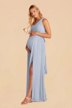 Grace Convertible Dress - Dusty Blue -US Skirt Sales 2024 dusty blue grace convertible bridesmaid dress 03