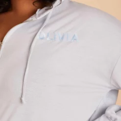 Zip Up Hoodie - Dusty Blue -US Skirt Sales 2024 dusty blue hoodie plus size loungewear 04 638a8542 4867 4922 b689 43654ce27a25