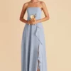 Winnie Convertible Chiffon Dress - Dusty Blue