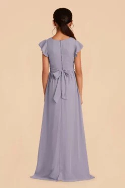 Celine Junior Dress - Dusty Lilac -US Skirt Sales 2024 dusty lilac celine junior bridesmaid dress 03