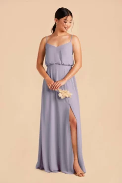 Gwennie Dress - Dusty Lilac -US Skirt Sales 2024 dusty lilac gwennie slit convertible slit bridesmaid dress 03