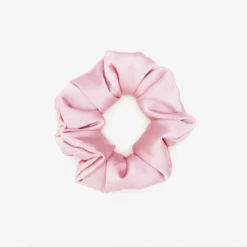 Cat Satin Scrunchie - Dusty Pink