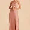 Amy Chiffon Dress - Dusty Rose