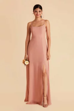 Amy Chiffon Dress - Dusty Rose 11 Amy Chiffon Dress - Dusty Rose -US Skirt Sales 2024 dusty rose amy convertible bridesmaid dress 03