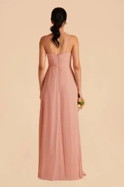 Amy Chiffon Dress - Dusty Rose 12 Amy Chiffon Dress - Dusty Rose -US Skirt Sales 2024 dusty rose amy convertible bridesmaid dress 04