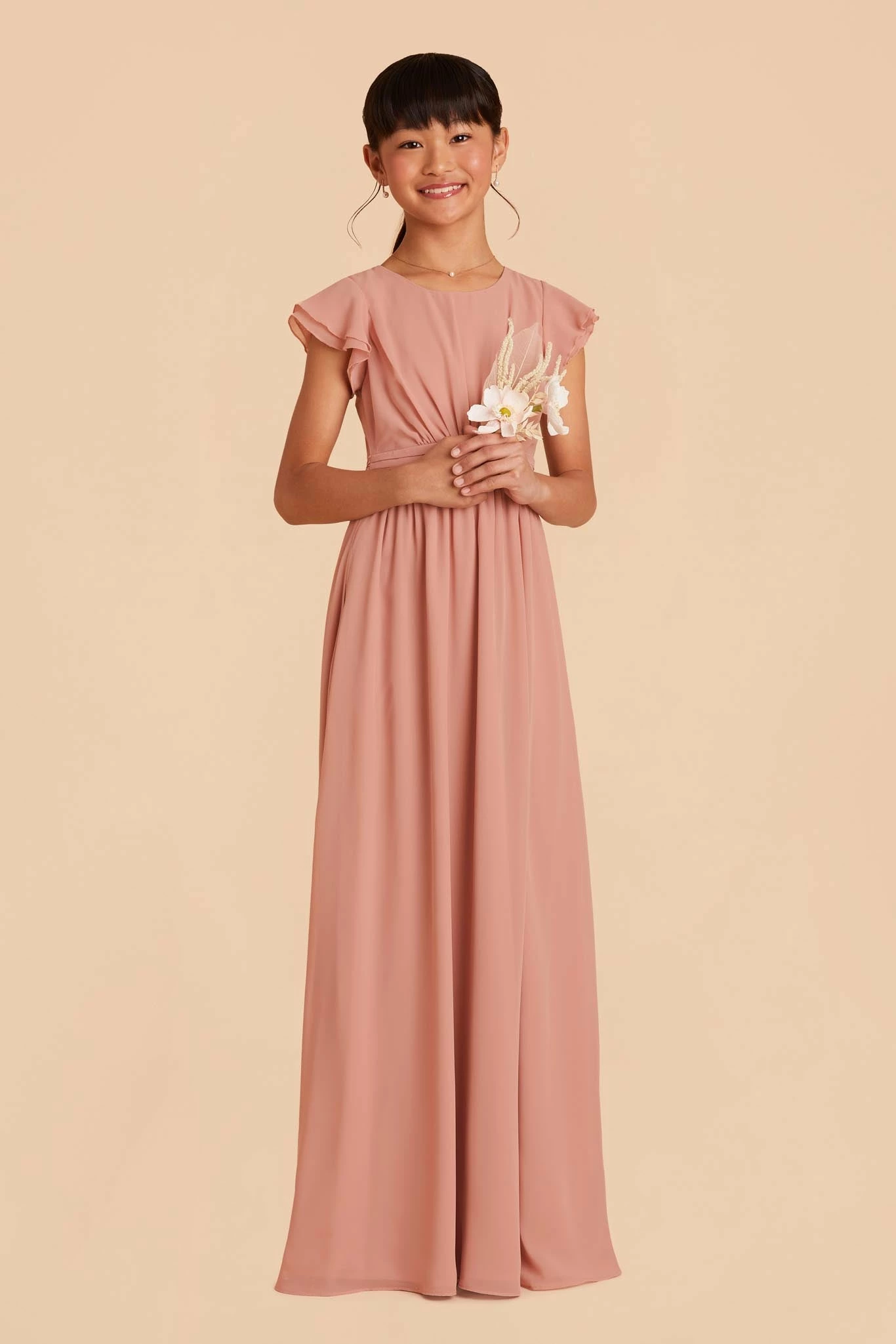 Celine Junior Dress - Dusty Rose 2 Celine Junior Dress - Dusty Rose - Image 2