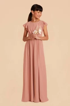 Celine Junior Dress - Dusty Rose 6 Celine Junior Dress - Dusty Rose -US Skirt Sales 2024 dusty rose celine junior convertible bridesmaid dress 03