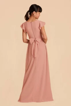 Celine Junior Dress - Dusty Rose 7 Celine Junior Dress - Dusty Rose -US Skirt Sales 2024 dusty rose celine junior convertible bridesmaid dress 04