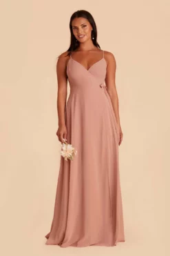 Cindy Chiffon Dress - Dusty Rose -US Skirt Sales 2024 dusty rose cindy convertible bridesmaid dress 03