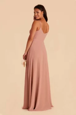 Cindy Chiffon Dress - Dusty Rose -US Skirt Sales 2024 dusty rose cindy convertible bridesmaid dress 04