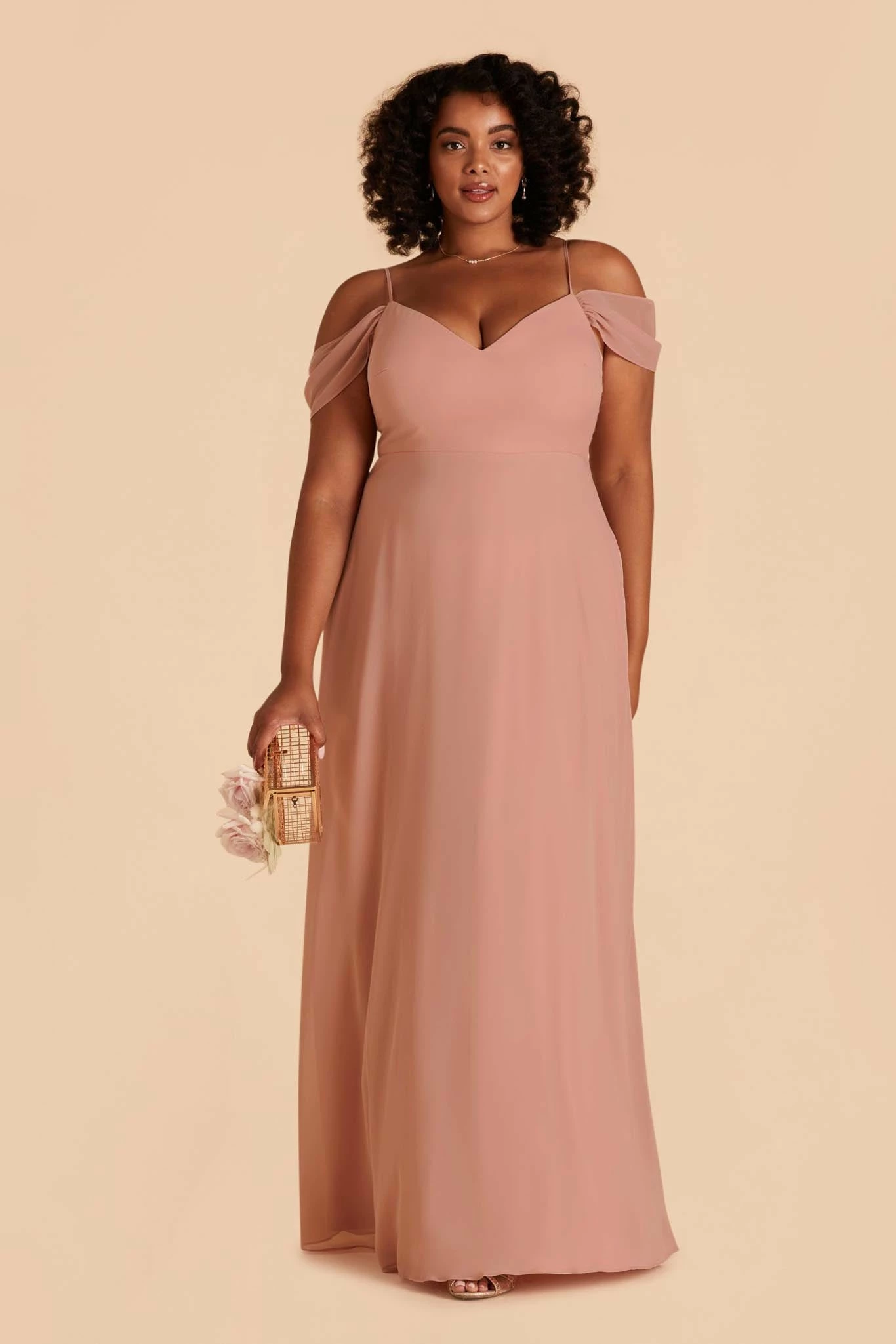 Devin Convertible Dress - Dusty Rose - Image 2
