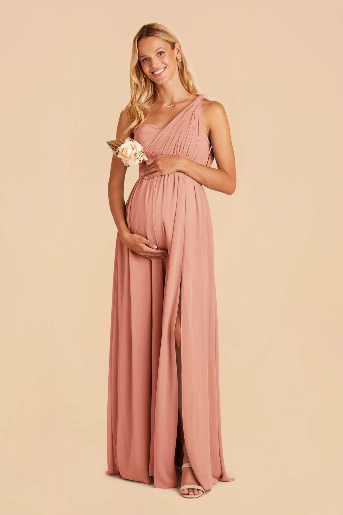 Grace Convertible Dress - Dusty Rose 5 Grace Convertible Dress - Dusty Rose - Image 5