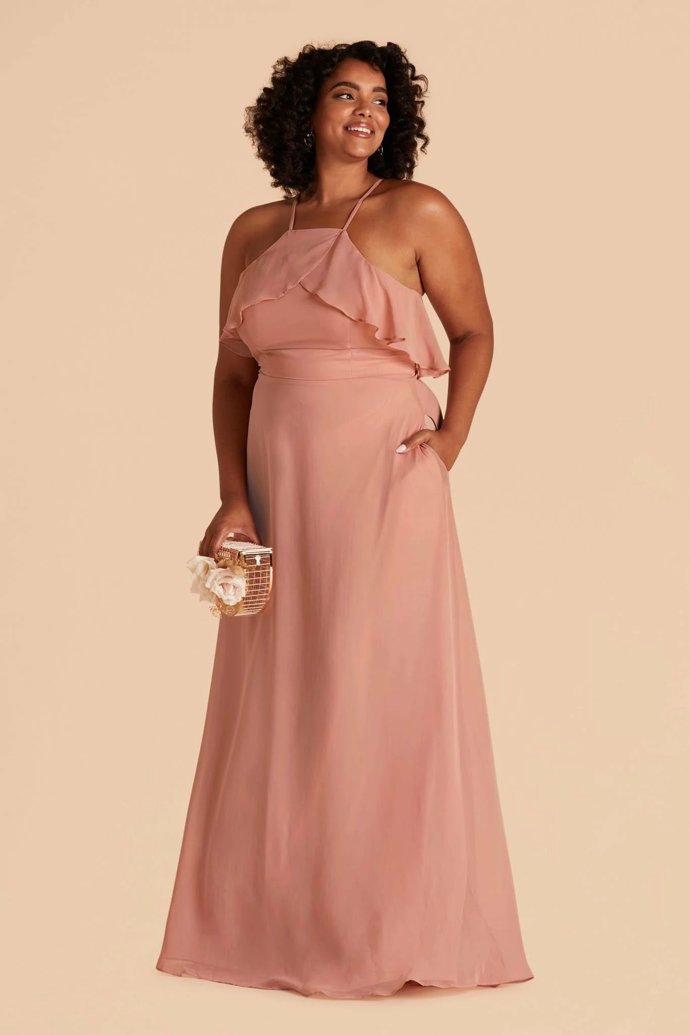 Jules Dress - Dusty Rose - Image 2