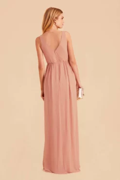 Laurie Empire Dress - Dusty Rose -US Skirt Sales 2024 dusty rose laurie convertible bridesmaid dress 02