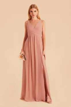 Laurie Empire Dress - Dusty Rose -US Skirt Sales 2024 dusty rose laurie convertible bridesmaid dress 03