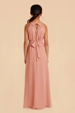 Sienna Junior Dress - Dusty Rose -US Skirt Sales 2024 dusty rose sienna junior convertible bridesmaid dress 04