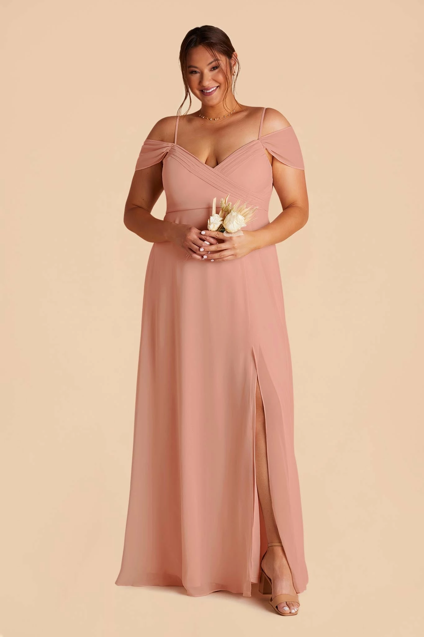 Spence Convertible Dress - Dusty Rose - Image 2