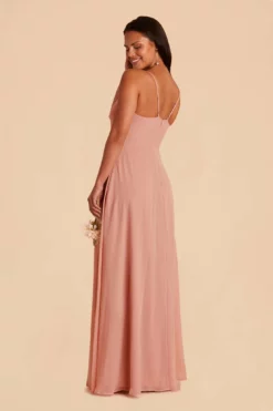 Theresa Chiffon Dress - Dusty Rose 9 Theresa Chiffon Dress - Dusty Rose -US Skirt Sales 2024 dusty rose theresa convertible bridesmaid dress 03