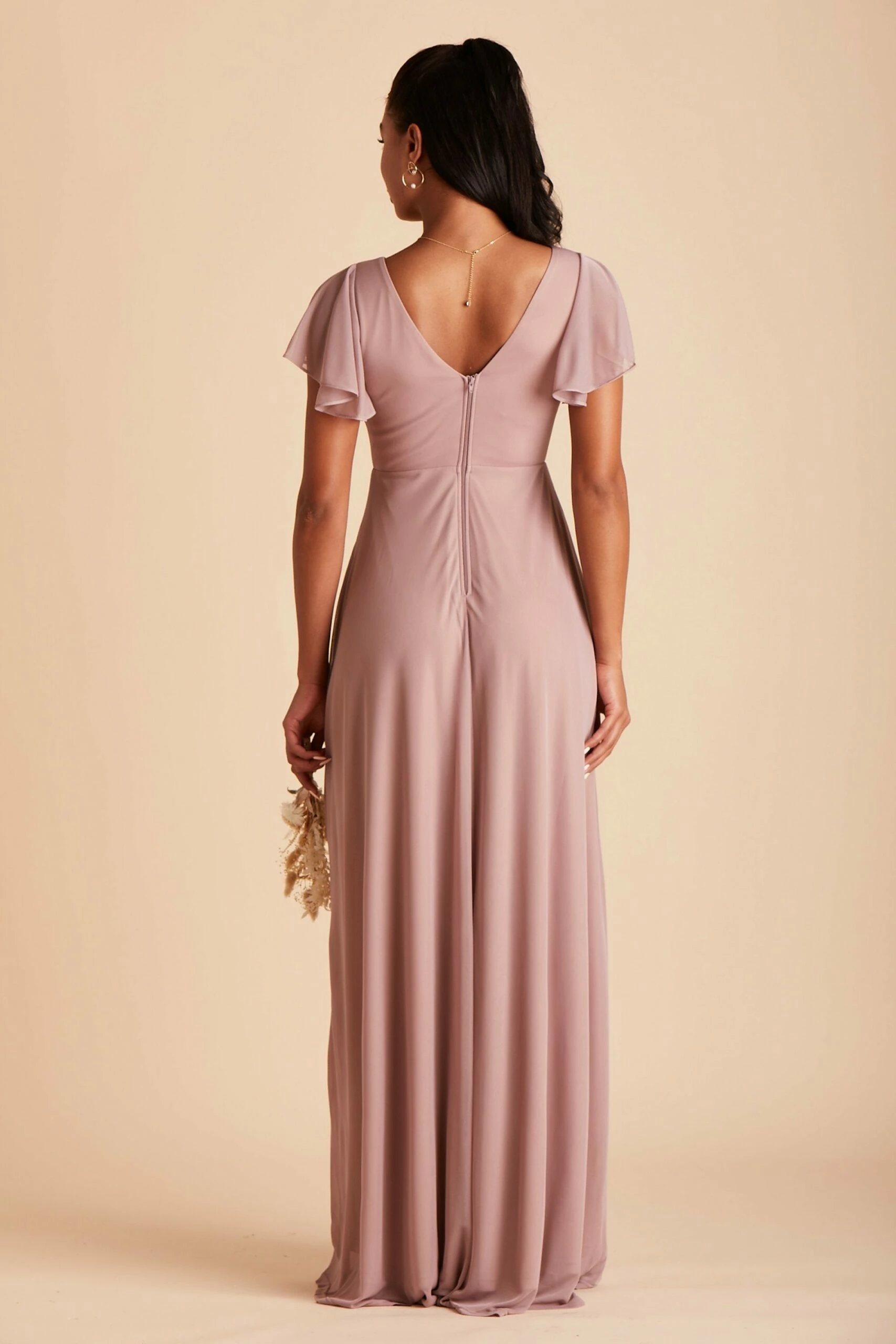Hannah Dress - Mauve 9 Hannah Dress - Mauve - Image 9