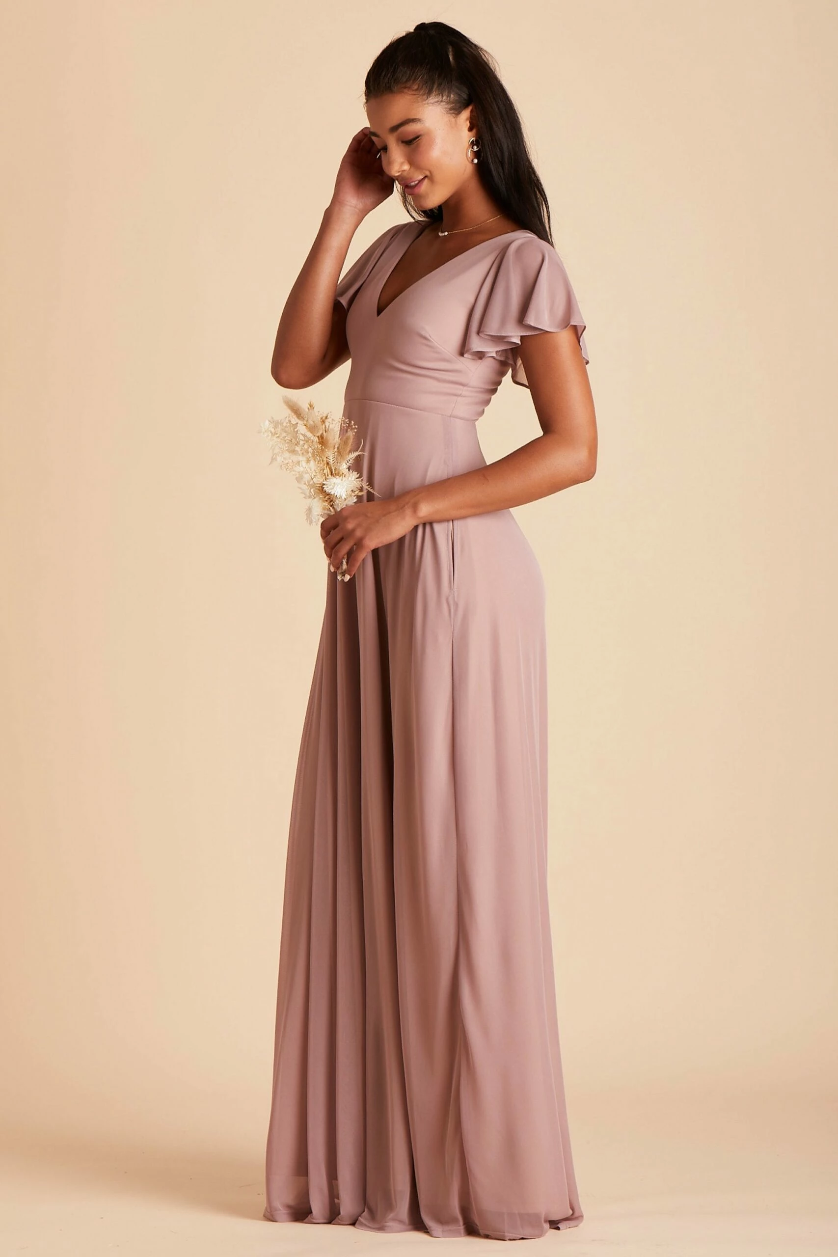 Hannah Dress - Mauve 7 Hannah Dress - Mauve - Image 7