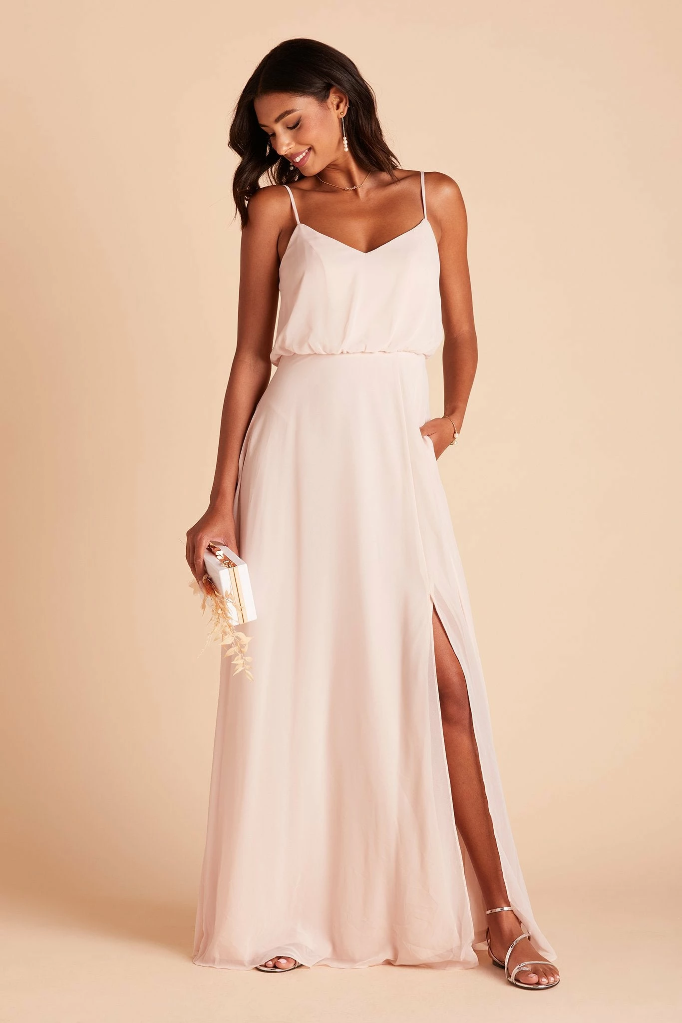 Gwennie Dress - Pale Blush 16 Gwennie Dress - Pale Blush - Image 16