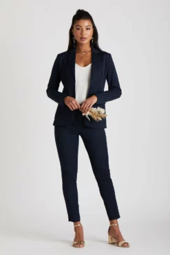 Women's Navy Blue Suit By SuitShop