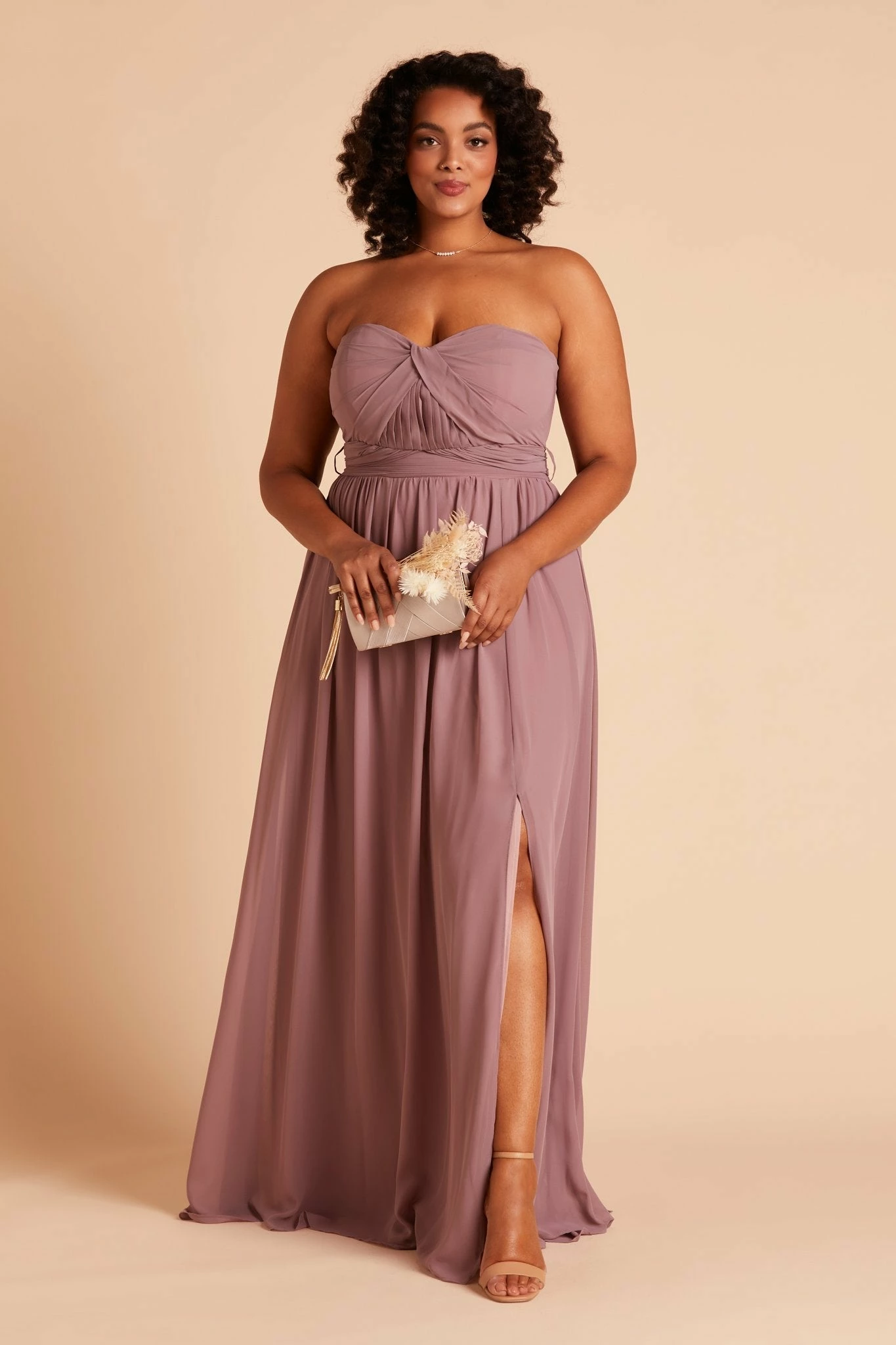 Grace Convertible Dress - Dark Mauve 15 Grace Convertible Dress - Dark Mauve - Image 15