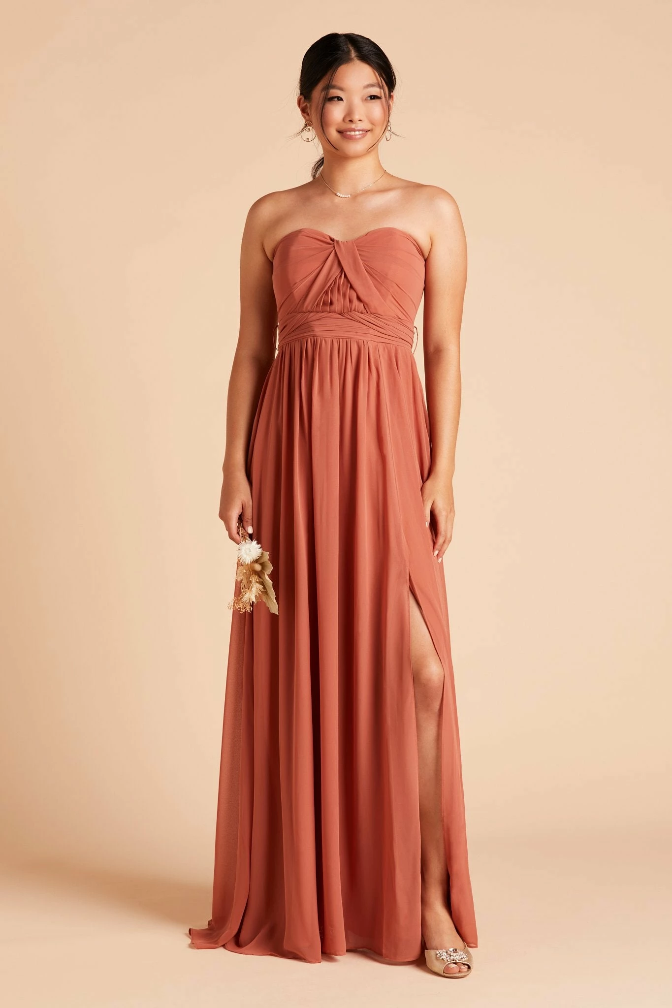 Grace Convertible Dress - Terracotta 1 Grace Convertible Dress - Terracotta