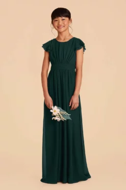 Celine Junior Dress - Emerald 6 Celine Junior Dress - Emerald -US Skirt Sales 2024 emerald celine junior bridesmaid dress 01