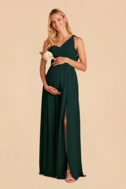Grace Convertible Dress - Emerald -US Skirt Sales 2024 emerald grace convertible bridesmaid dress 01