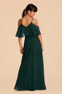 Janie Convertible Junior Dress - Emerald -US Skirt Sales 2024 emerald janie convertible junior bridesmaid dress 05