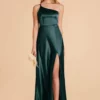 Kensie Shiny Satin Dress - Emerald