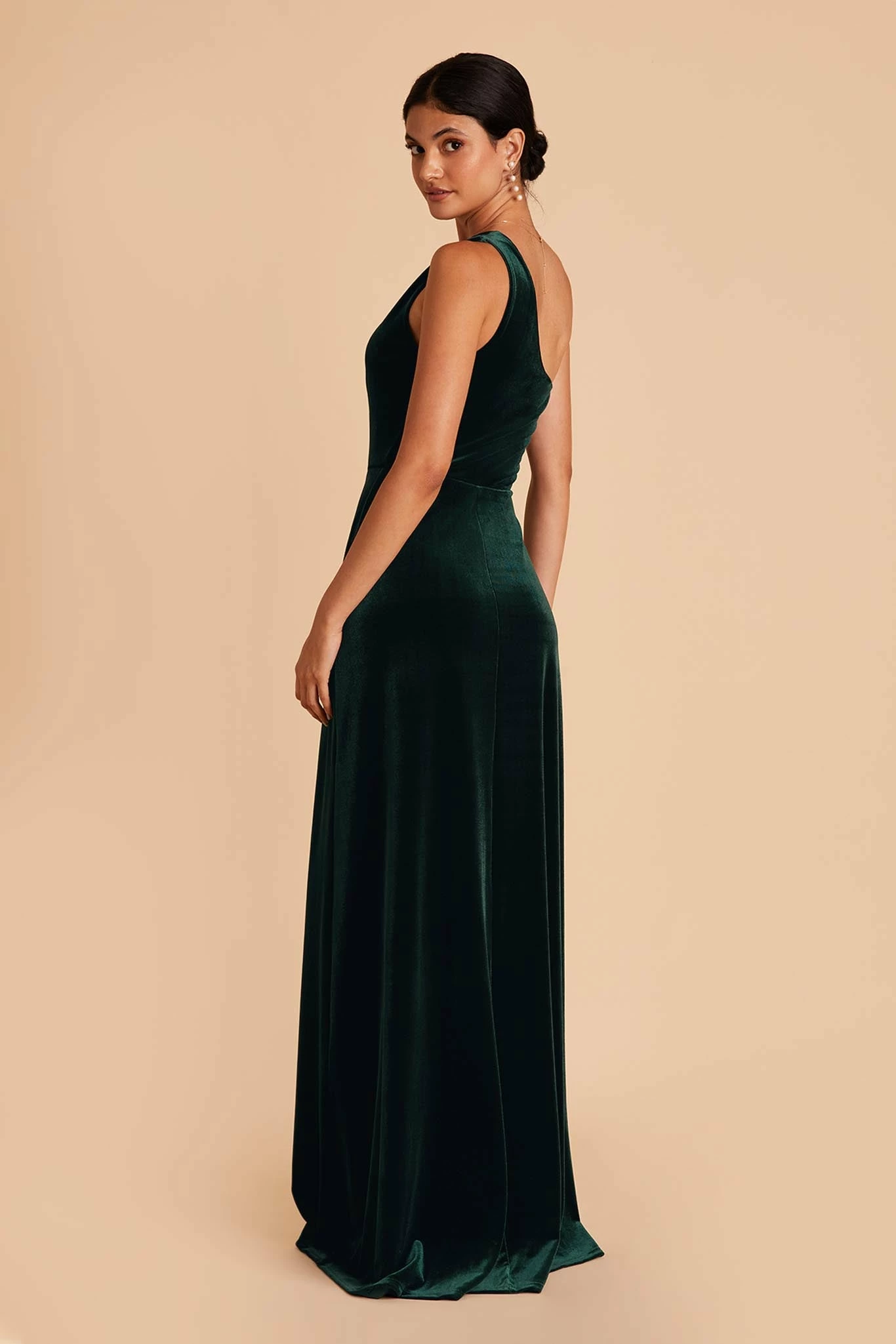 Kira Velvet Dress - Emerald 4 Kira Velvet Dress - Emerald - Image 4