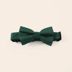 Sadie Dog Bow Tie Collar - Emerald