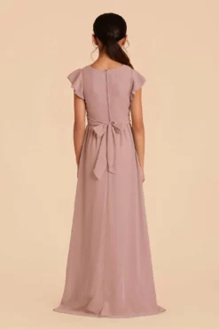Celine Junior Dress - English Rose -US Skirt Sales 2024 english rose celine junior bridesmaid dres 03