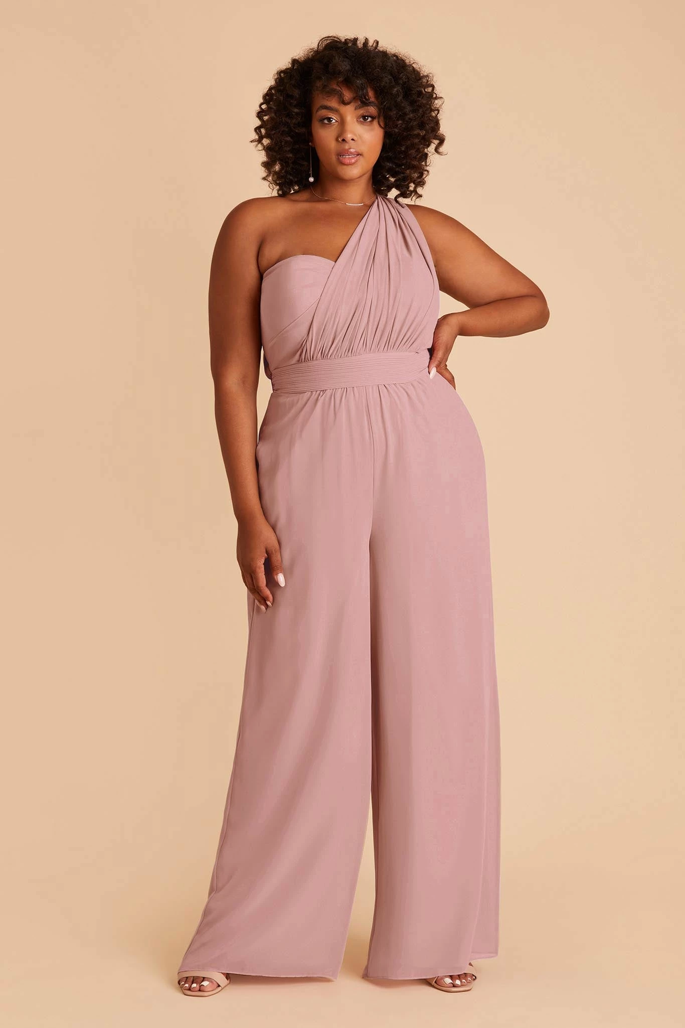Gigi Convertible Jumpsuit - English Rose - Image 6