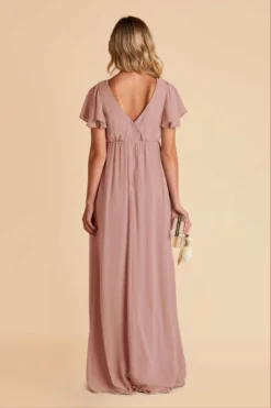 Hannah Empire Dress - English Rose -US Skirt Sales 2024 english rose hannah bridesmaid dress 05