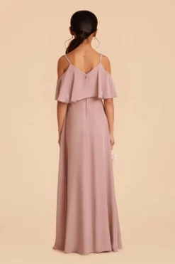 Janie Convertible Junior Dress - English Rose -US Skirt Sales 2024 english rose janie convertible slit junior bridesmaid dress 05