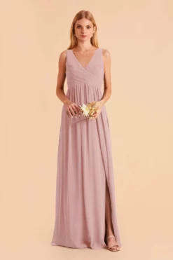 Laurie Empire Dress - English Rose -US Skirt Sales 2024 english rose laurie convertible slit bridesmaid dress 03