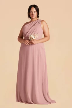 Kira Dress - English Rose -US Skirt Sales 2024 english rose plus size convertible bridesmaid dress 01