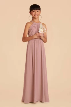 Sienna Junior Dress - English Rose -US Skirt Sales 2024 english rose sienna junior bridesmaid dress 02