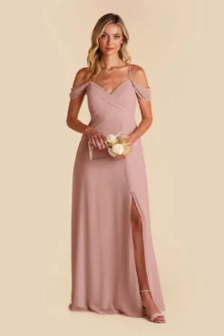Spence Convertible Dress - English Rose 15 Spence Convertible Dress - English Rose -US Skirt Sales 2024 english rose spence convertible slit bridesmaid dress 03