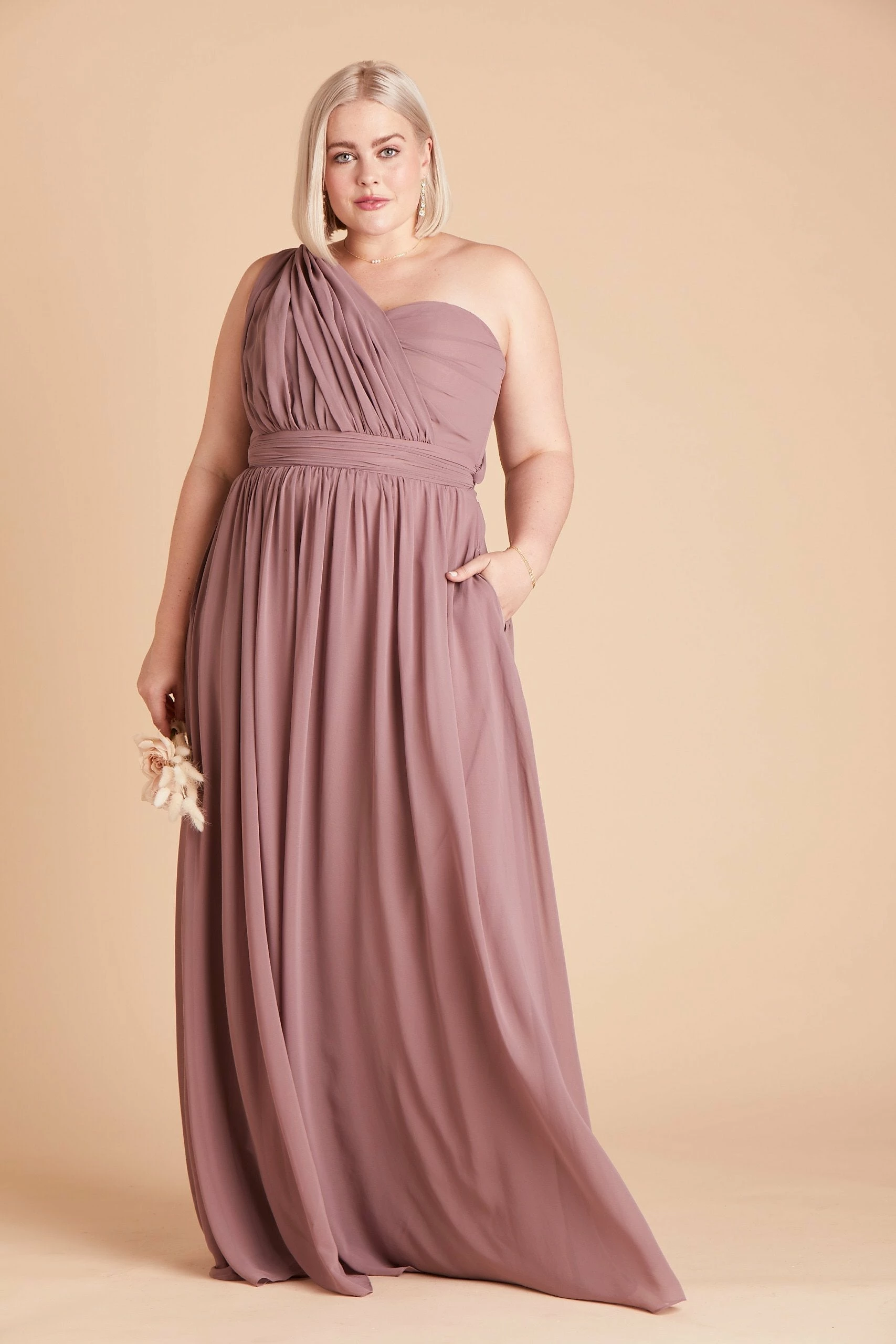 Grace Convertible Dress - Dark Mauve 18 Grace Convertible Dress - Dark Mauve - Image 18