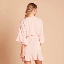 Kenny Ruffle Robe - Pale Blush -US Skirt Sales 2024 f7b95eace26ae172561f8afe3cd404d2