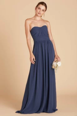 Grace Convertible Dress - Slate Blue -US Skirt Sales 2024 f8a73fc0691a6e5b8fcaee0a76955cf8