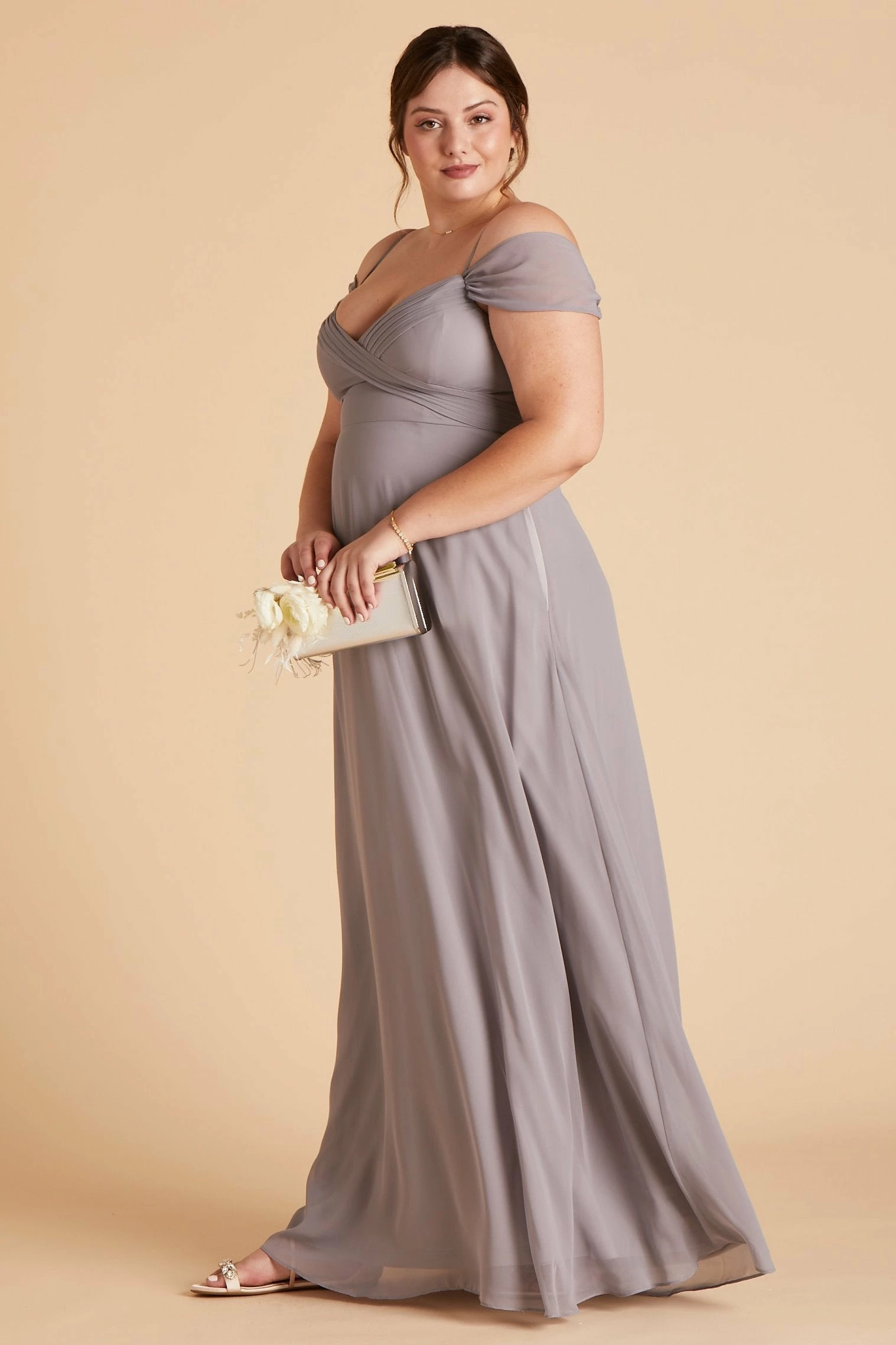 Spence Convertible Dress - Silver 10 Spence Convertible Dress - Silver - Image 10