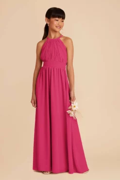 Sienna Junior Dress - Fuchsia