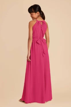 Sienna Junior Dress - Fuchsia -US Skirt Sales 2024 fuchsia sienna junior bridesmaid dress 05