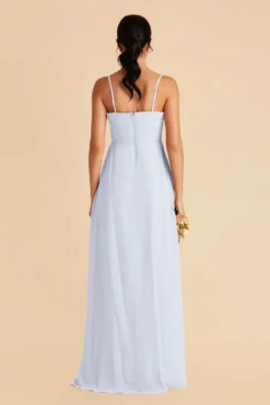 Chris Convertible Chiffon Dress - Ice Blue 15 Chris Convertible Chiffon Dress - Ice Blue -US Skirt Sales 2024 ice blue chris convertible bridesmaid dress 01